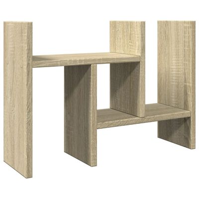 vidaXL Desk Organiser Sonoma Oak 34.5x15.5x35.5 cm Engineered wood