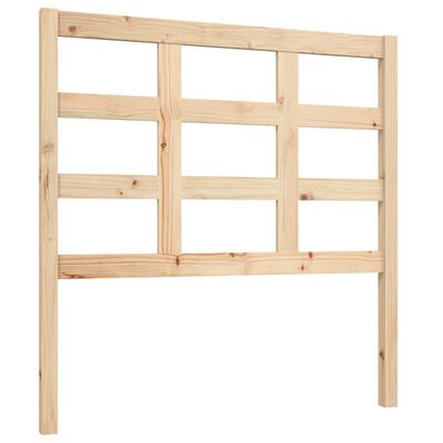 vidaXL Bed Headboard 95.5x4x100 cm Solid Wood Pine