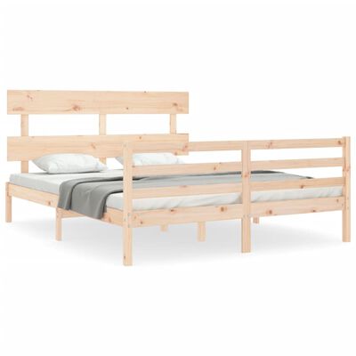 vidaXL Bed Frame without Mattress 160x200 cm Solid Wood