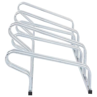 vidaXL Bicycle Stand for 6 Bikes Floor Freestanding Galvanised Steel