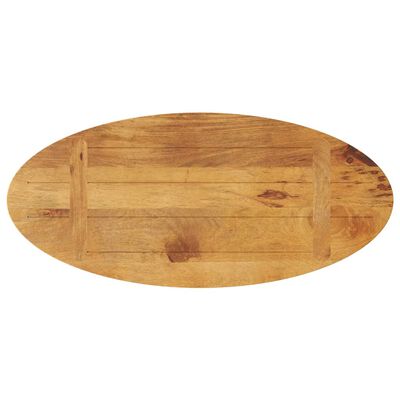 vidaXL Table Top 80x40x2.5 cm Oval Solid Wood Mango