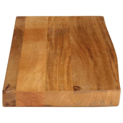 vidaXL Table Top Live Edge 80x40x2.5 cm Solid Wood Mango