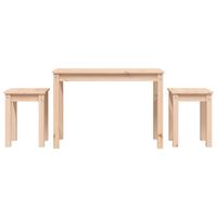 vidaXL Nesting Tables 3 pcs Solid Wood Pine