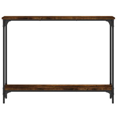 vidaXL Console Table Smoked Oak 100x22.5x75 cm Engineered Wood