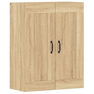 vidaXL Wall Mounted Cabinets 2 pcs Sonoma Oak Engineered Wood