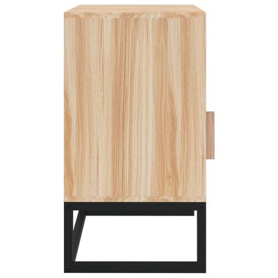 vidaXL Bedside Cabinets 2 pcs 40x30x55.5 cm Engineered Wood&Iron