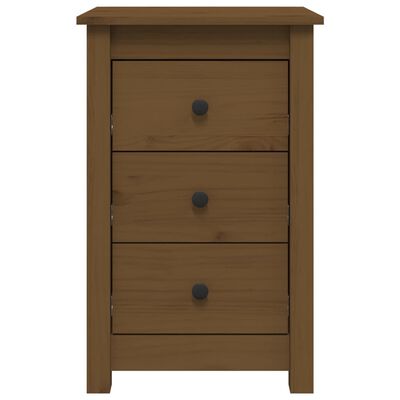 vidaXL Bedside Cabinets 2 pcs Honey Brown 40x35x61.5 cm Solid Wood Pine