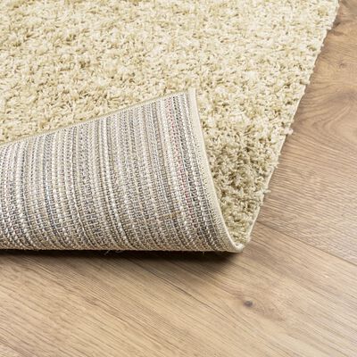 vidaXL Shaggy Rug PAMPLONA High Pile Modern Gold 200x280 cm