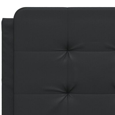 vidaXL Bed Frame without Mattress Black 120x200 cm Faux Leather