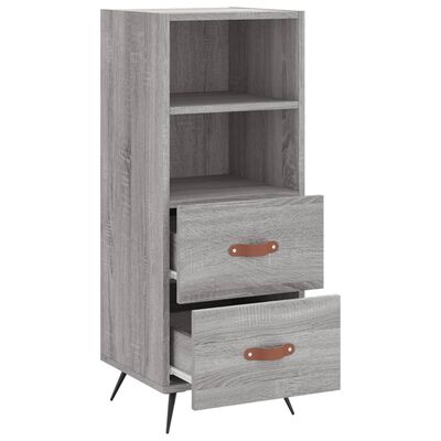 vidaXL Sideboard Grey Sonoma 34.5x34x90 cm Engineered Wood