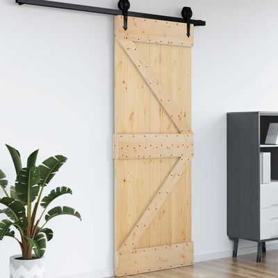 vidaXL Door NARVIK 85x210 cm Solid Wood Pine