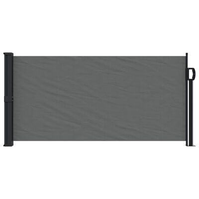 vidaXL Retractable Side Awning Anthracite 100x500 cm