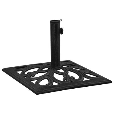 vidaXL Umbrella Base Black 47x47x33 cm Cast Iron