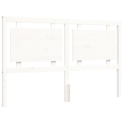 vidaXL Bed Frame without Mattress White 160x200 cm Solid Wood