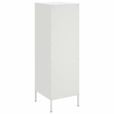 vidaXL Highboard White 36x39x113 cm Steel