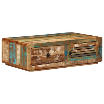 vidaXL Coffee Table 89x55x29 cm Solid Wood Reclaimed