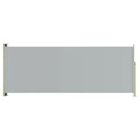 vidaXL Patio Retractable Side Awning 117x300 cm Grey