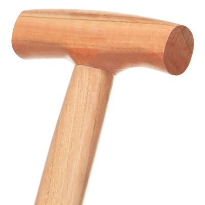 vidaXL Garden Shovel T Grip Steel and Hardwood