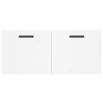 vidaXL Wall Cabinet White 80x36.5x35 cm Engineered Wood