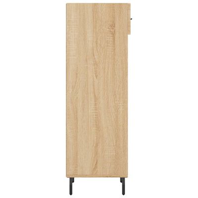 vidaXL Shoe Cabinet Sonoma Oak 30x35x105 cm Engineered Wood