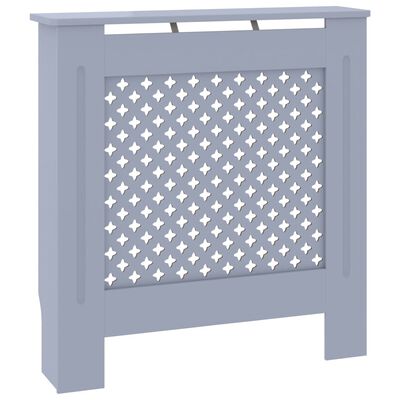 vidaXL MDF Radiator Cover Grey 78 cm