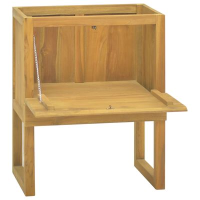 vidaXL Bathroom Cabinet 60x40x75 cm Solid Wood Teak