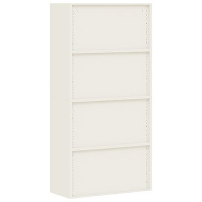 vidaXL File Cabinet White 90x40x180 cm Steel