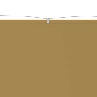 vidaXL Vertical Awning Beige 140x270 cm Oxford Fabric