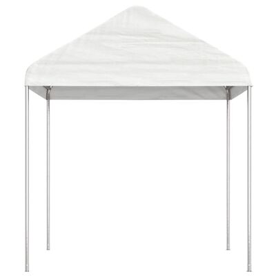 vidaXL Gazebo with Roof White 20.07x2.28x2.69 m Polyethylene