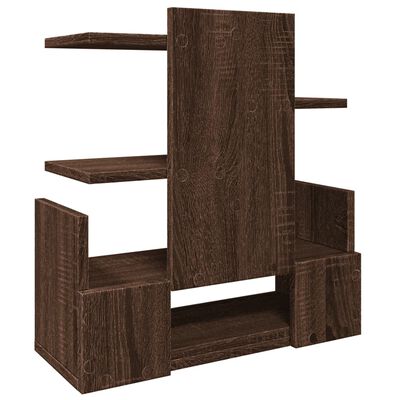 vidaXL Desk Organiser Brown Oak 49x20x52.5 cm Engineered wood