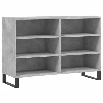 vidaXL Sideboard Concrete Grey 103.5x35x70 cm Engineered Wood