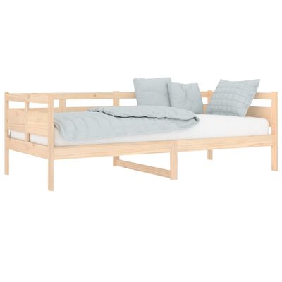 vidaXL Day Bed without Mattress Solid Wood Pine 90x200 cm