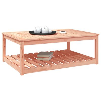 vidaXL Garden Table 121x82.5x45 cm Solid Wood Douglas