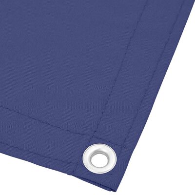 vidaXL Balcony Screen Blue 90x800 cm 100% Polyester Oxford