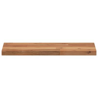 vidaXL Floating Shelf 60x20x2 cm Oil Finished Solid Wood Acacia