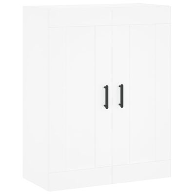 vidaXL Wall Mounted Cabinet White 69.5x34x90 cm Engineered Wood