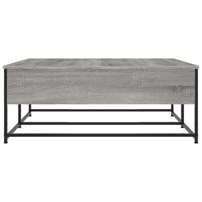 vidaXL Coffee Table Grey Sonoma 100x99x40 cm Engineered Wood