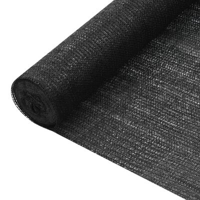 vidaXL Privacy Net Black 2x50 m HDPE 75 g/m²