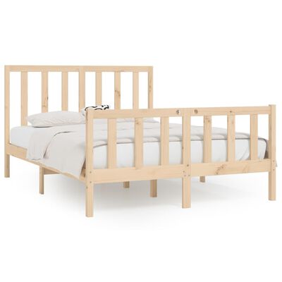 vidaXL Bed Frame without Mattress 160x200 cm Solid Wood