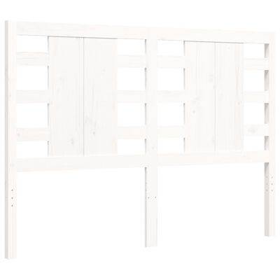 vidaXL Bed Frame without Mattress White 120x200 cm Solid Wood Pine