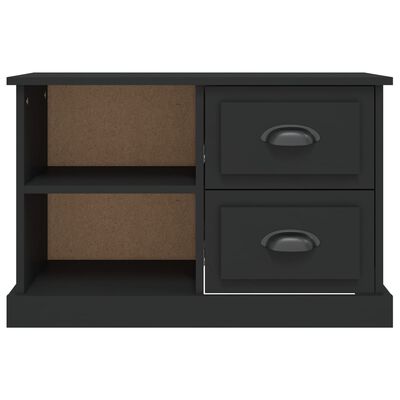 vidaXL TV Cabinet Black 73x35.5x47.5 cm Engineered Wood