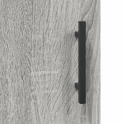 vidaXL Highboard Grey Sonoma 34.5x34x180 cm Engineered Wood