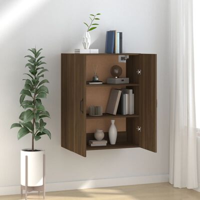 vidaXL Hanging Cabinet Brown Oak 69,5x34x90 cm Engineered Wood