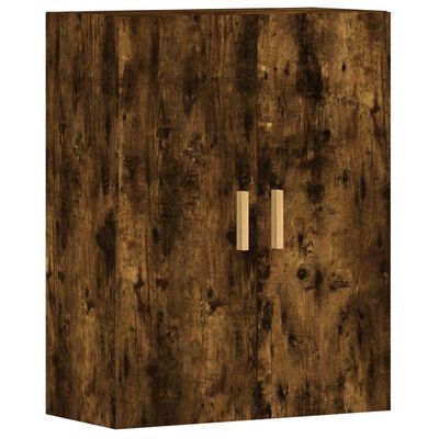 vidaXL Wall Mounted Cabinets 2 pcs Smoked Oak Engineered Wood