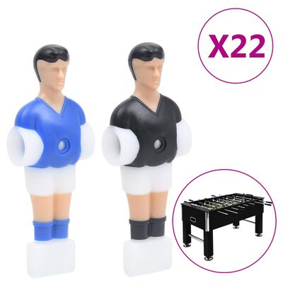 vidaXL Football Table Players for 12.7 mm Rod 22 pcs