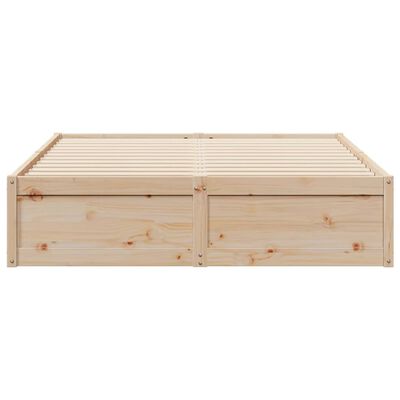 vidaXL Bed Frame without Mattress 160x200 cm Solid Wood Pine