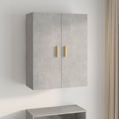 vidaXL Hanging Wall Cabinet Concrete Grey 69.5x34x90 cm