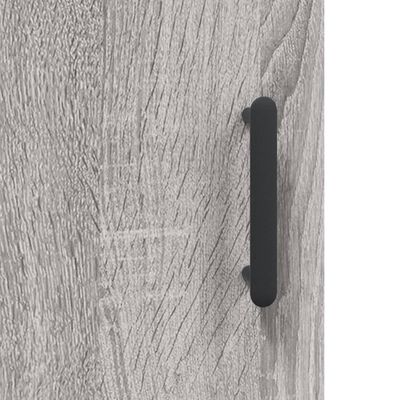 vidaXL Highboard Grey Sonoma 69.5x34x180 cm Engineered Wood