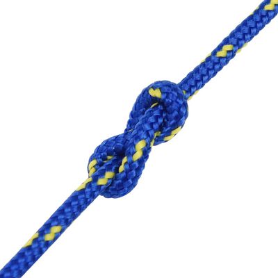 vidaXL Boat Rope Blue 4 mm 25 m Polypropylene