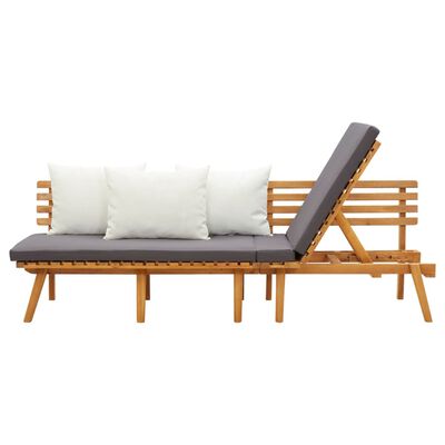 vidaXL Garden Day Bed 200x65 cm Solid Wood Acacia